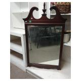 Wooden Hanging Mirror