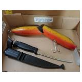 13 Inch Wood Fishing Lure And J Marttiini Fish