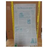 Washington Post Printing Plate Race Car Driver