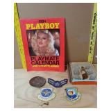Playboy Book And Military Badges And More