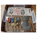 3 Dog Tags, Military Metal And More