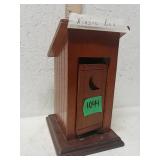 Wooden Outhouse Music Box