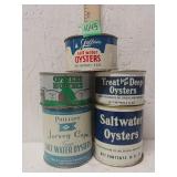 5 Oyster Cans