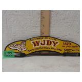Radio Advertisement Sign "WJDY"