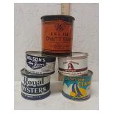 4 Oyster And 1 Clam Can