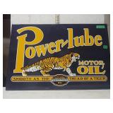 Power Lube Motor Oil Sign