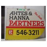 Ahtes & Hanna For Sale Sign