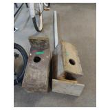 Pair Of Wooden Wood Duck Nest Boxes One With Pole