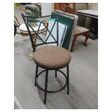 Metal Bar Chair W/ Cushion Seat