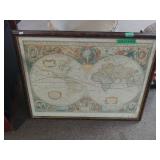 Antique Style Map Of The World