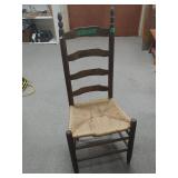 Wooden Chair With Jute Seat