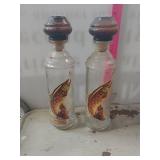 Old Cabin Still Bourbon Bottles With Fish On