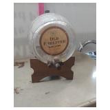 Old Forester Gallon Glass Whiskey Barrel And