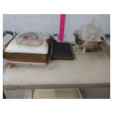 Silver Colored Dish, Picture Frame, Silver