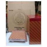 Avon- Christmas Platter, Trivet, Reindeer