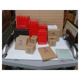 Avon- Christmas Ornament, Light Covers, Basket,