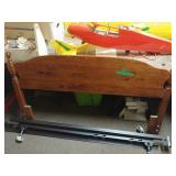Full Sz. Wooden Headboard With Frame