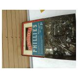 Phillies Cigar Tin With Various Screws, Bits, Etc