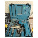 Makita Cordless Drill And Various Bits