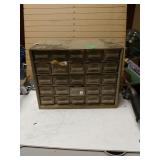 Plastic Storage With 25 Drawers W/ Various Screws