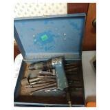 Air Powered Black And Decker Chisel W/ Various