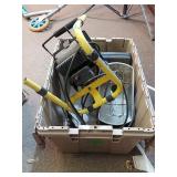 Jobsite Lights In Tote & Propane Lantern