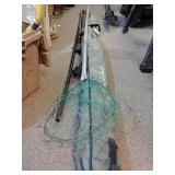 Fishing Net, Pole & American Shade