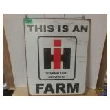 International Harvester Sign