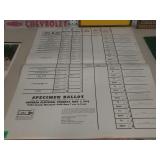 1978 Specimen Ballot Form