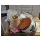 Lamp Shades And Dishes