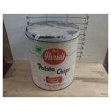Vintage Potato Chip Tin