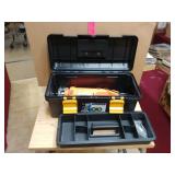 Tool Box W/ Chicago Power Tool Co. Cut Out Tool