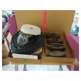 Lamp Rewiring Items, Antique Irons