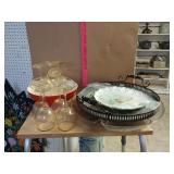 Platters Bowls And Wine Glasses