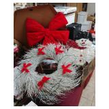 Big Wreath Box With Christmas Wreath And