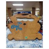 Beach Table, Picnic Basket, And Lights