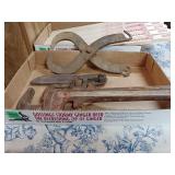 Pipe Wrenches, Knife, And Claw
