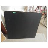 Black Folding Card Table
