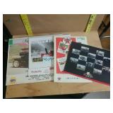 4 Pcs Calendars - NAPA, Kubota, Texaco