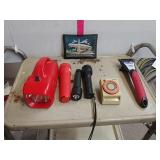 Home Essentials- Flashlights, Timer Ice Scraper