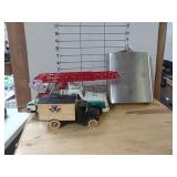 Hess Truck, Ertl Truck Bank & Large Flask
