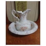 Wash Basin And Pitcher