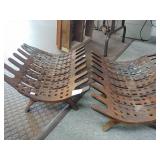 Metal Log Stand For Fireplace