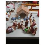Glass Nativity Scene