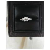 Silver Ring With Unauthenticated Stones