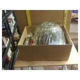 Serving Bowl And VHS Tapes