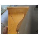 Wall Coat Rack With Shelf (24"x7"x9")