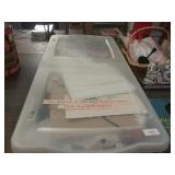 Very Large Tub Of Gift Wrap Supplies