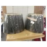 2 Medium Oval Lamp Shades