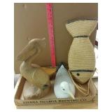 Three Decoys And Fish Item